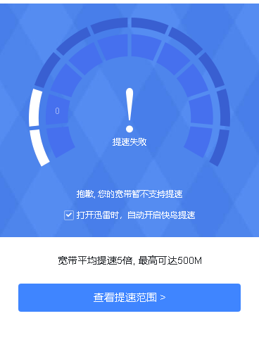 迅雷快鸟又又又用不成了