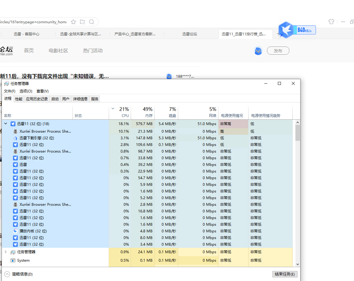 11.2.7.1800下载速度不大，占用CPU和带宽却很高