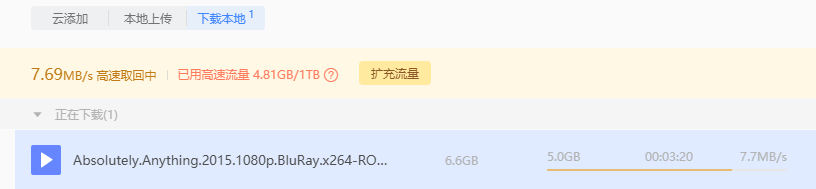 迅雷云盘开始限制会员取回下载速度了！！！吃相恶心！！！！！！