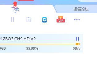 子文件下载100%了，一直无法完成