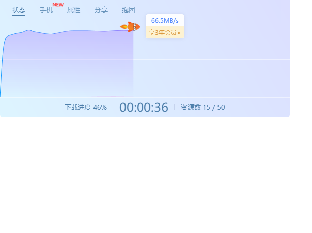 500M宽带，迅雷10.1.35下载速度接近70MB/S