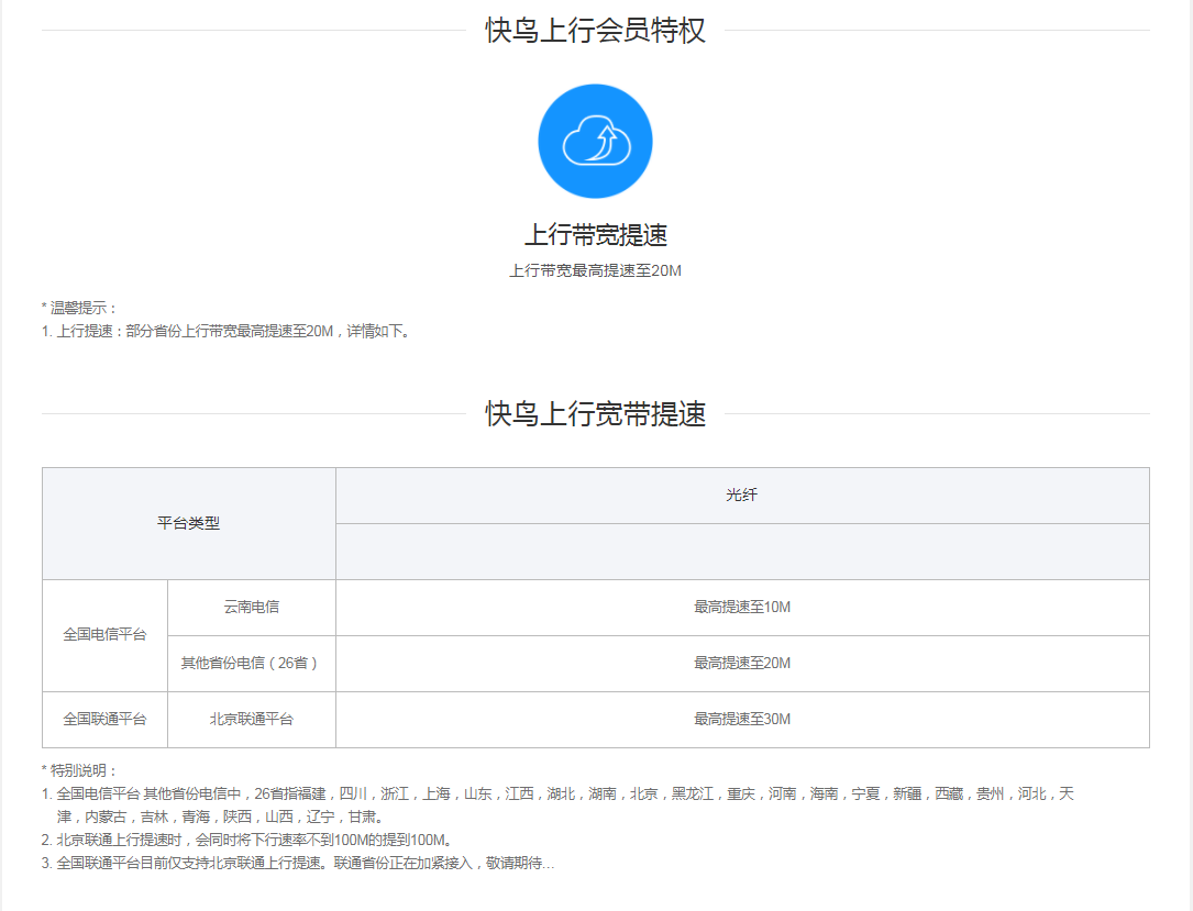 迅雷快鸟下行与上行-各省份提速效果2020.12.17