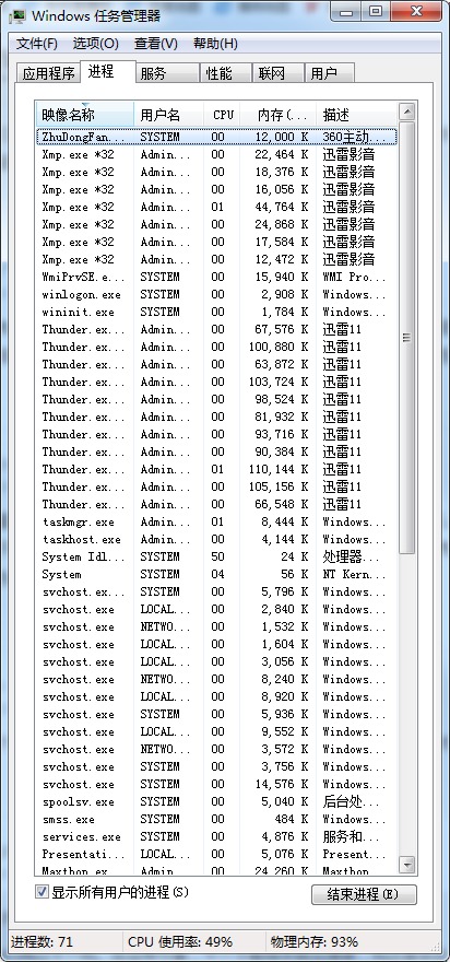 迅雷11下载东西经常卡死，进程这么多，正常吗？？？？
