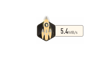 为什么一直是5.5mb/s，但百度网盘可以达到100mb/s