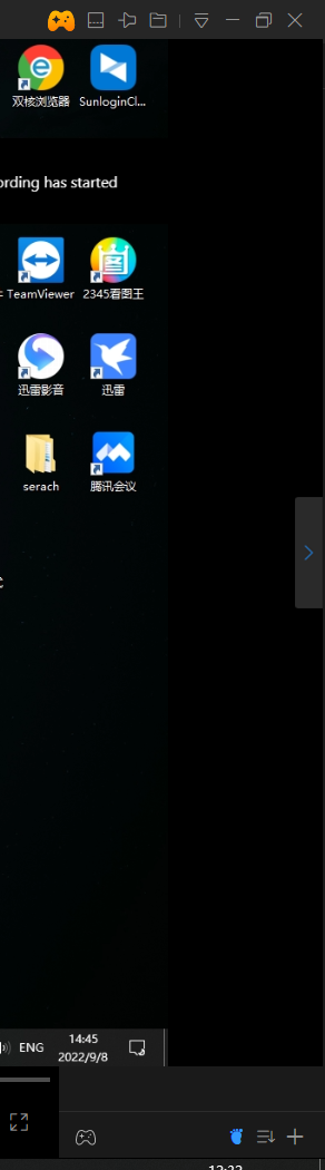 影音最大化之后，播放列表弹不出来，就在右下角一个小框
