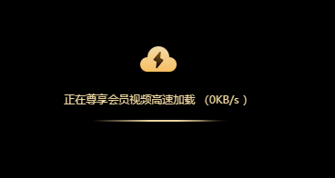 正在尊享会员视频高速加载（0 KB/s）