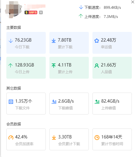 希望有人能给我一个解释，为什么我每天上传的数据超过我下载总合